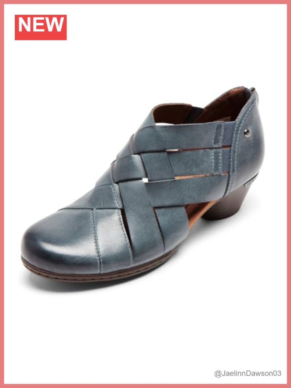 Cobb Hill Laurel Woven Leather Slip On Pumps Arch Support